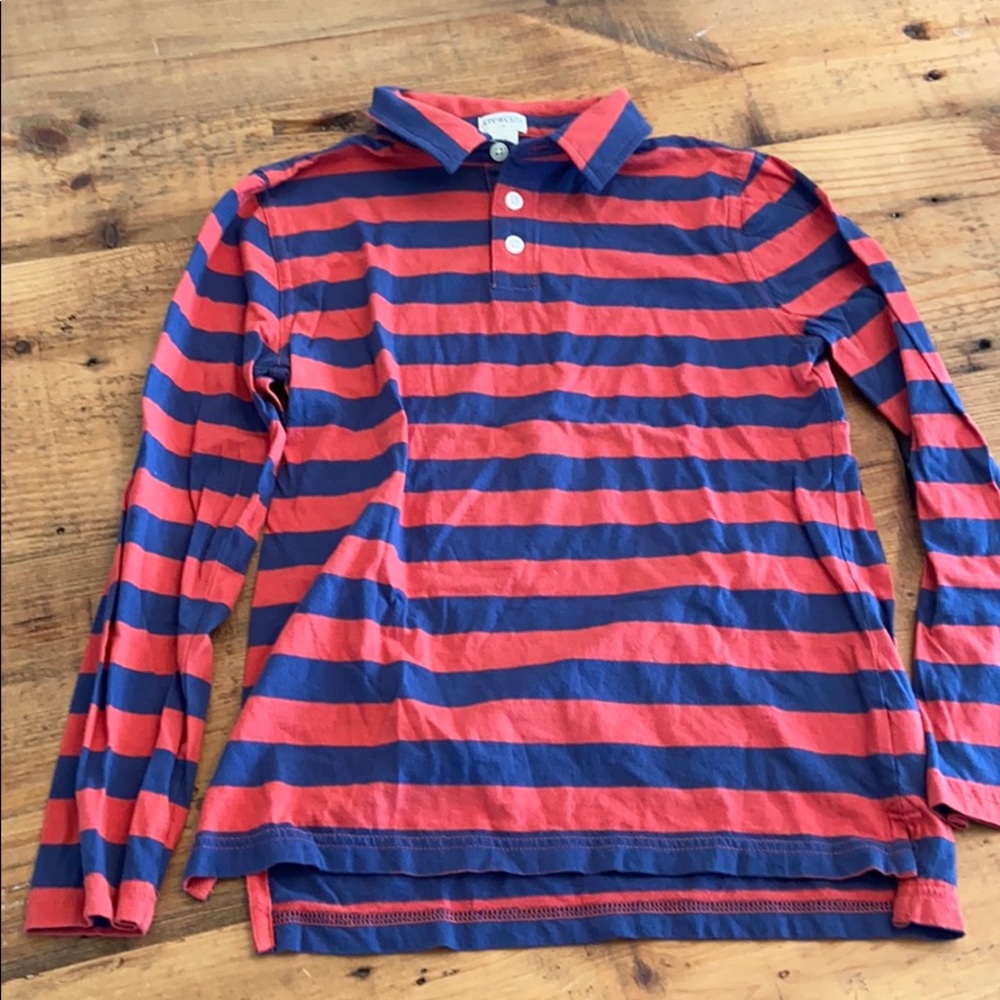 Like NEW! Sz10 JCrew long sleeve polo